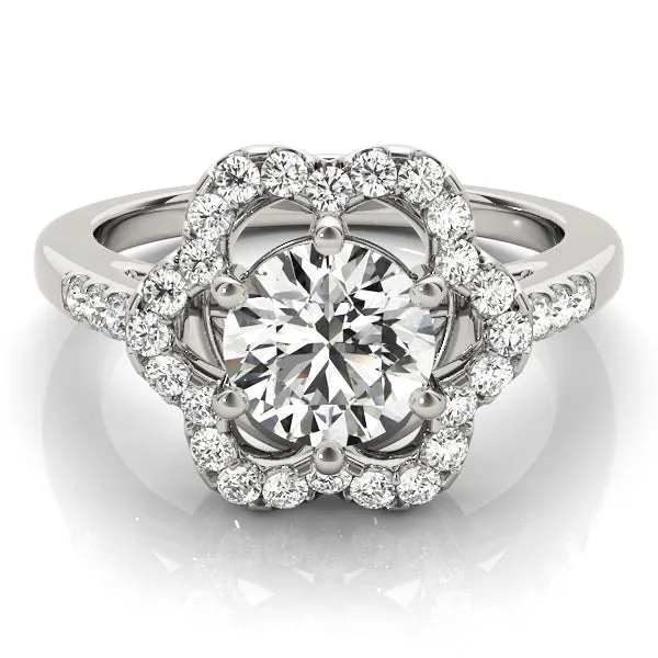 Engagement Rings Halo Round - TN83578