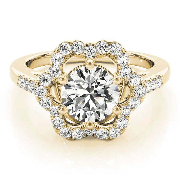 Engagement Rings Halo Round - TN83578