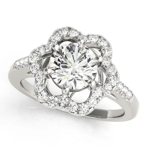 Engagement Rings Halo Round - TN83578