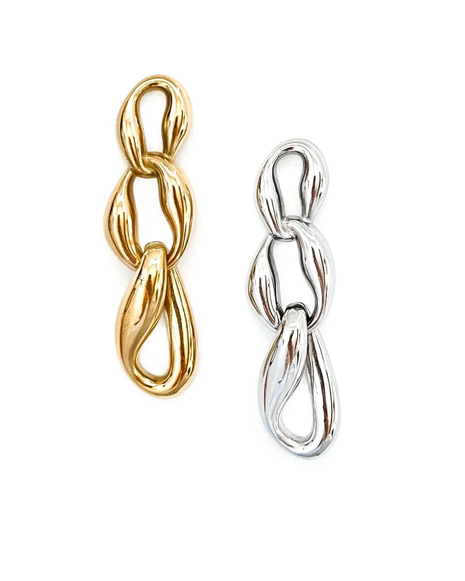 Enola Chain Drop Earrings