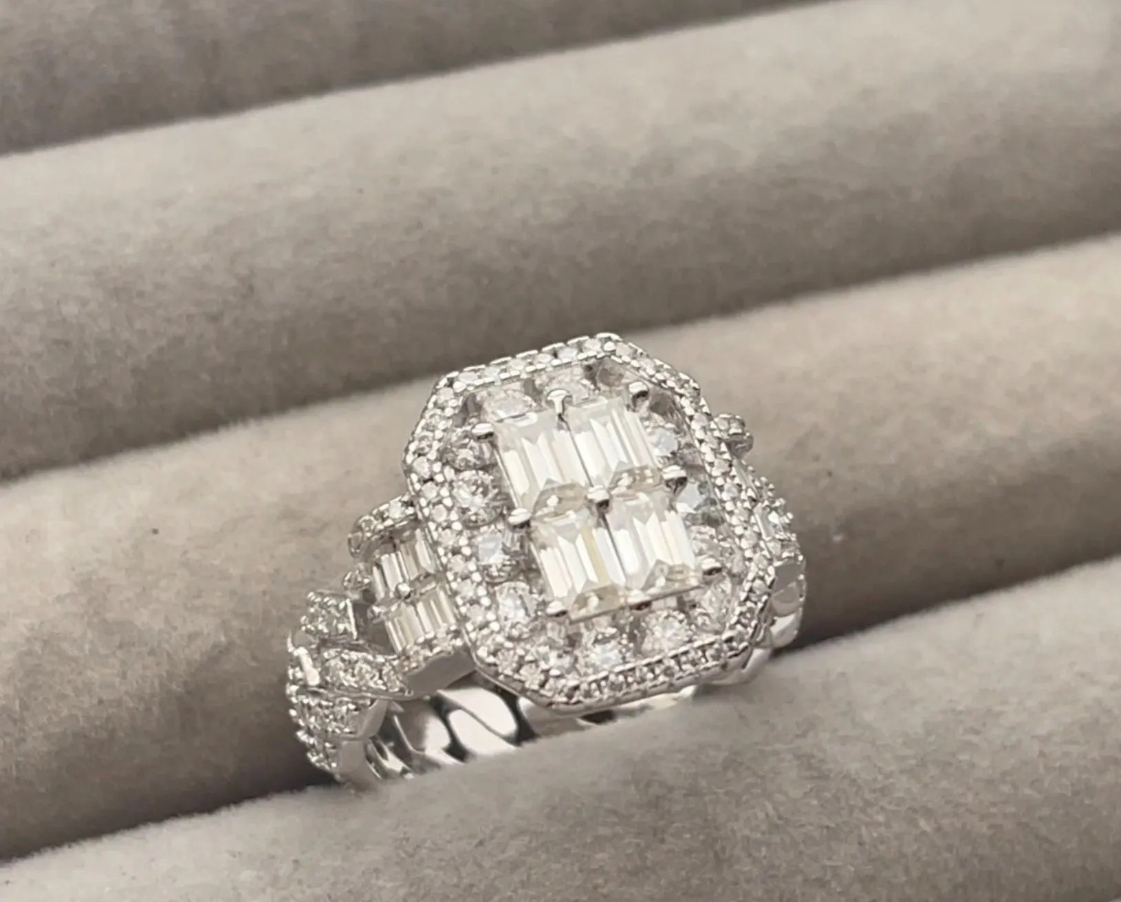 Eternity Ring | Mens Baguette Ring | Mens Iced Out Ring | Womens Baguette Ring | Mens Eternity Ring | Womens Eternity Ring | Wedding Bands