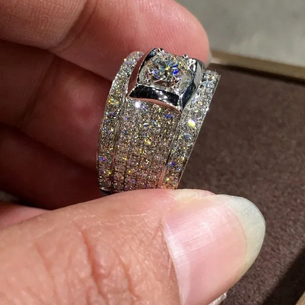 Eternity Ring | Promise Ring | Mens Ring | Womens Ring | Eternity Ring Diamond | Iced Out Ring | Engagement Rings | Wedding Band | Icy Ring