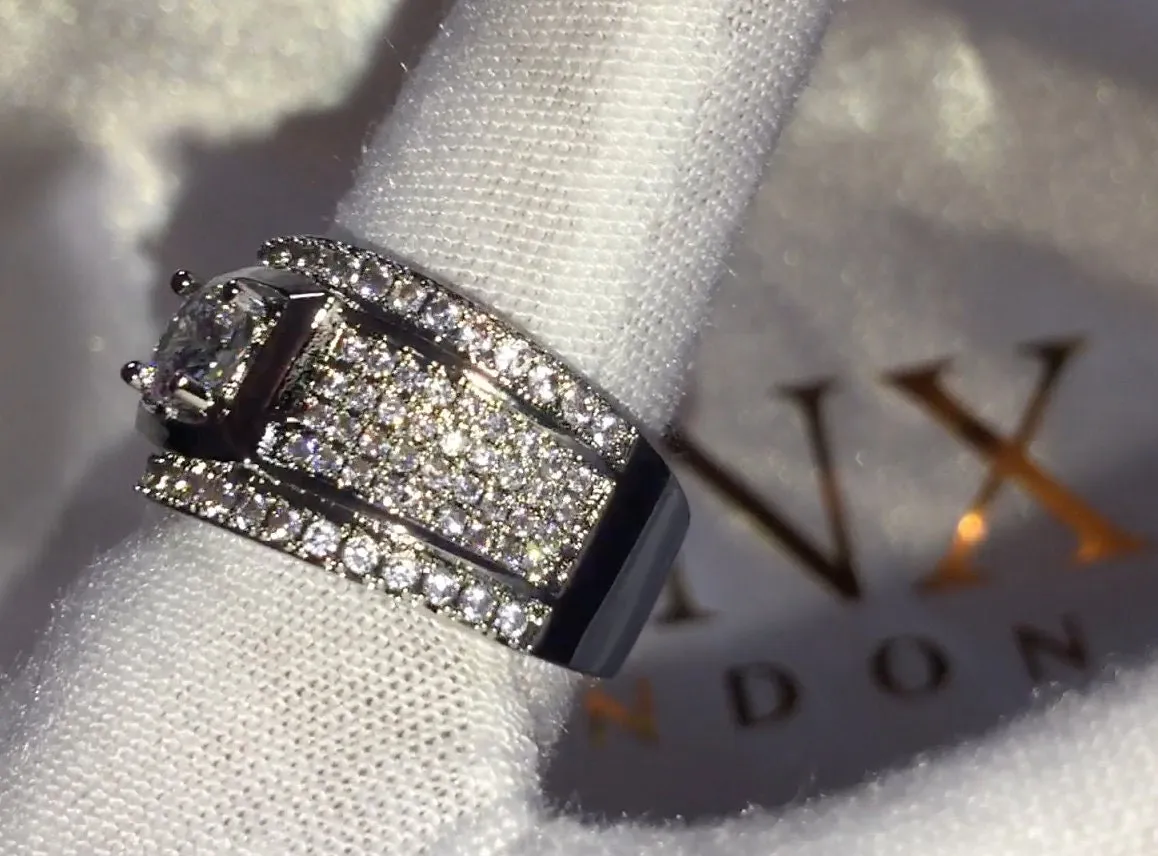 Eternity Ring | Promise Ring | Mens Ring | Womens Ring | Eternity Ring Diamond | Iced Out Ring | Engagement Rings | Wedding Band | Icy Ring