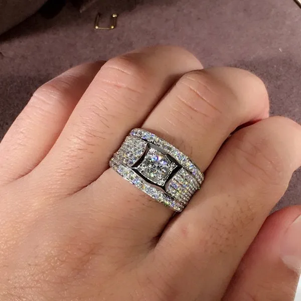 Eternity Ring | Promise Ring | Mens Ring | Womens Ring | Eternity Ring Diamond | Iced Out Ring | Engagement Rings | Wedding Band | Icy Ring