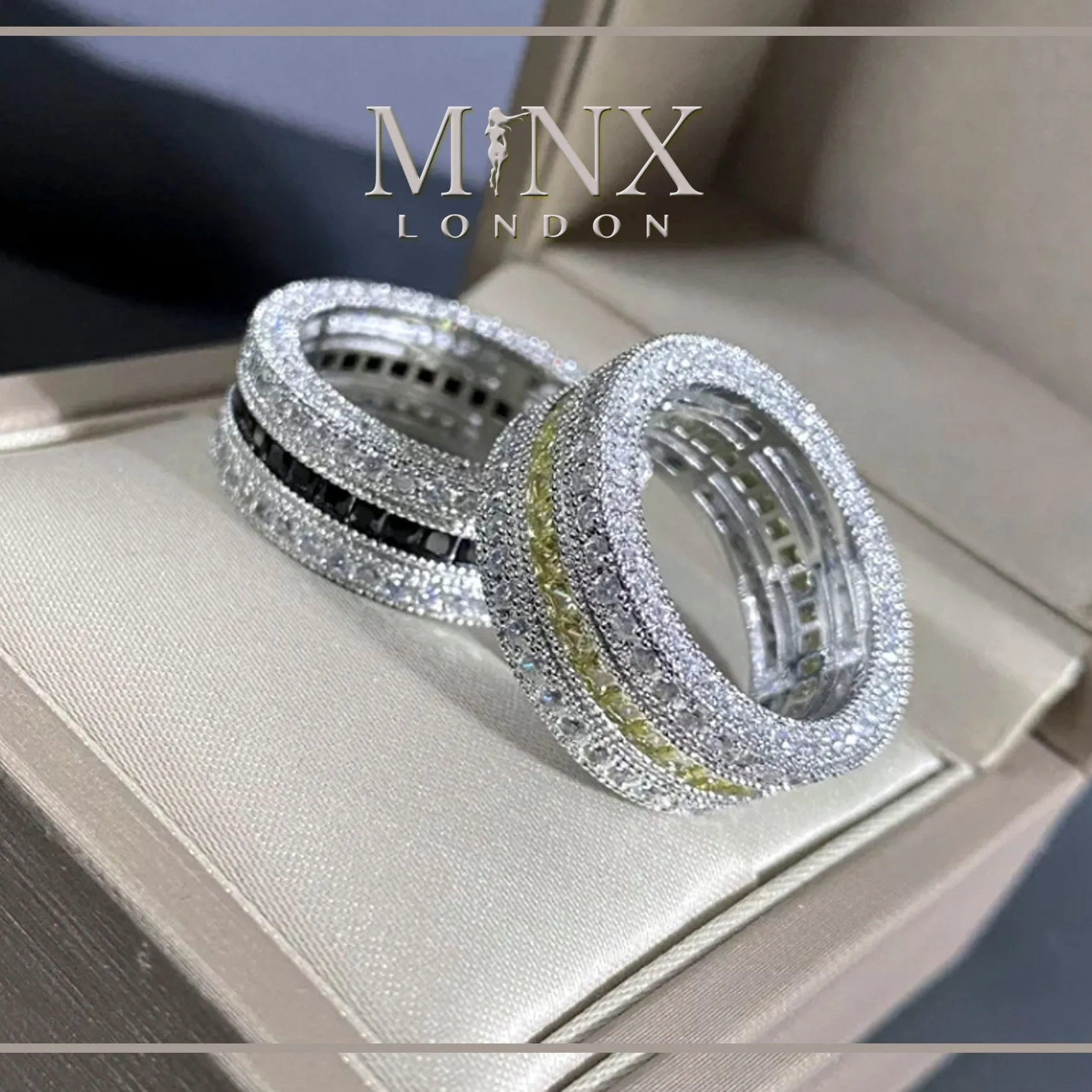 Eternity Ring | Yellow Diamond Ring | Mens Ring | Womens Ring | Mens Iced Out Ring | Iced Out Ring | Engagement Rings | Wedding Band | Iced