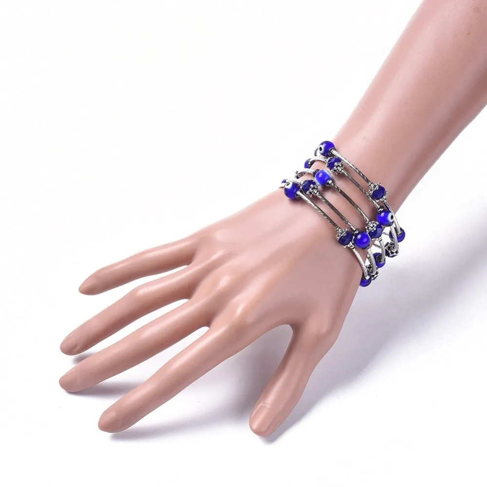 Evil Eye Wrap Bracelet