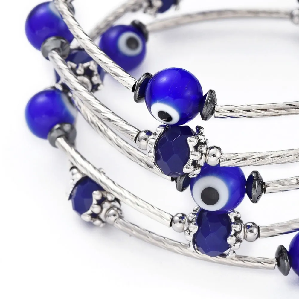 Evil Eye Wrap Bracelet