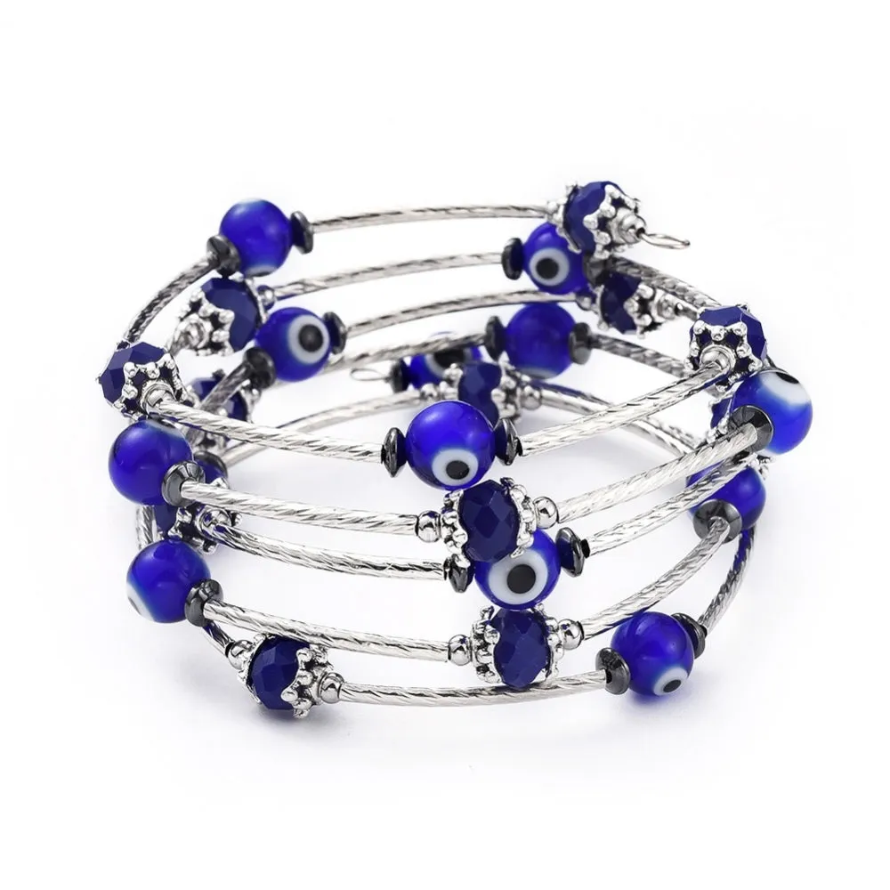 Evil Eye Wrap Bracelet