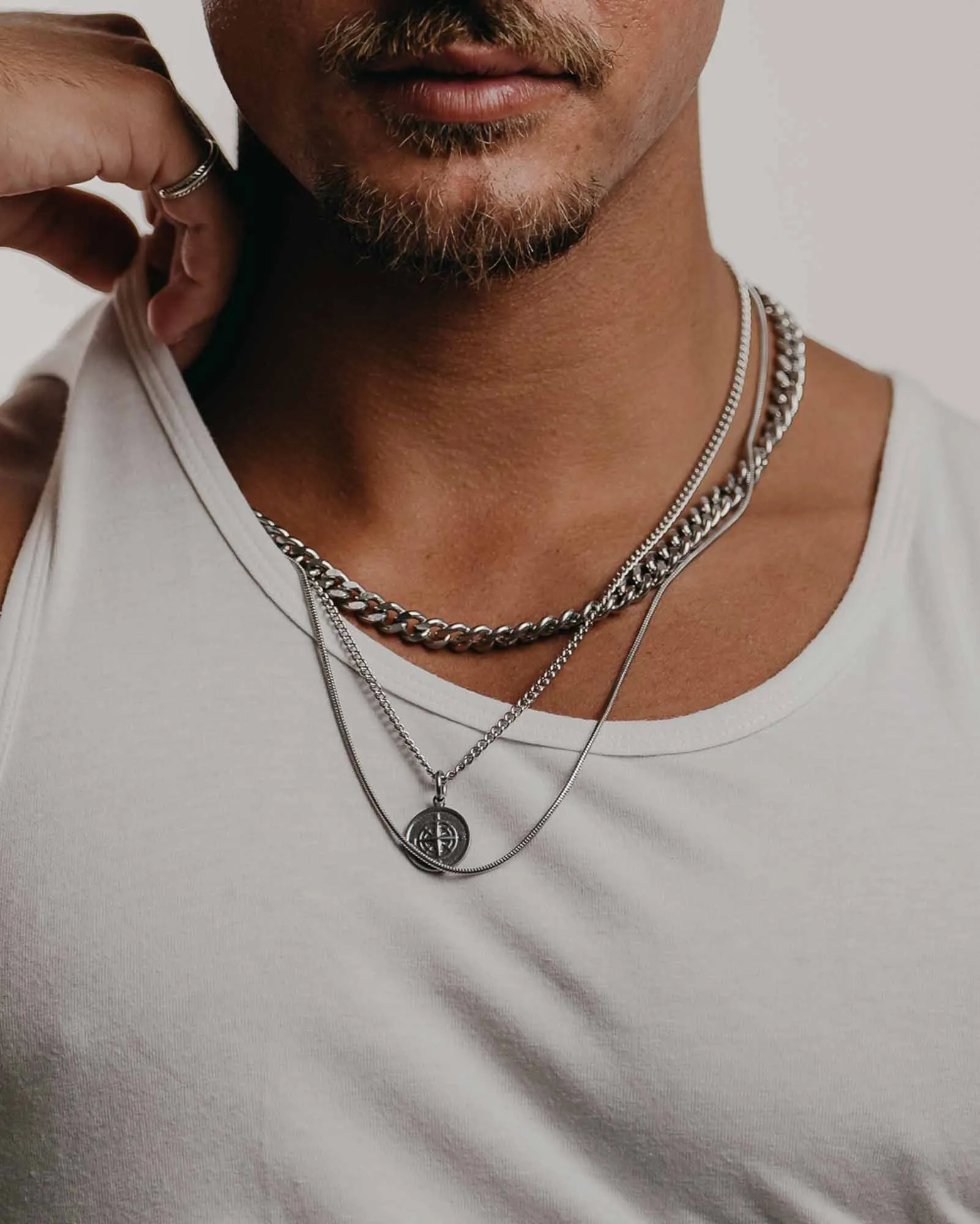 Flat Cuban Chain Necklace 7mm