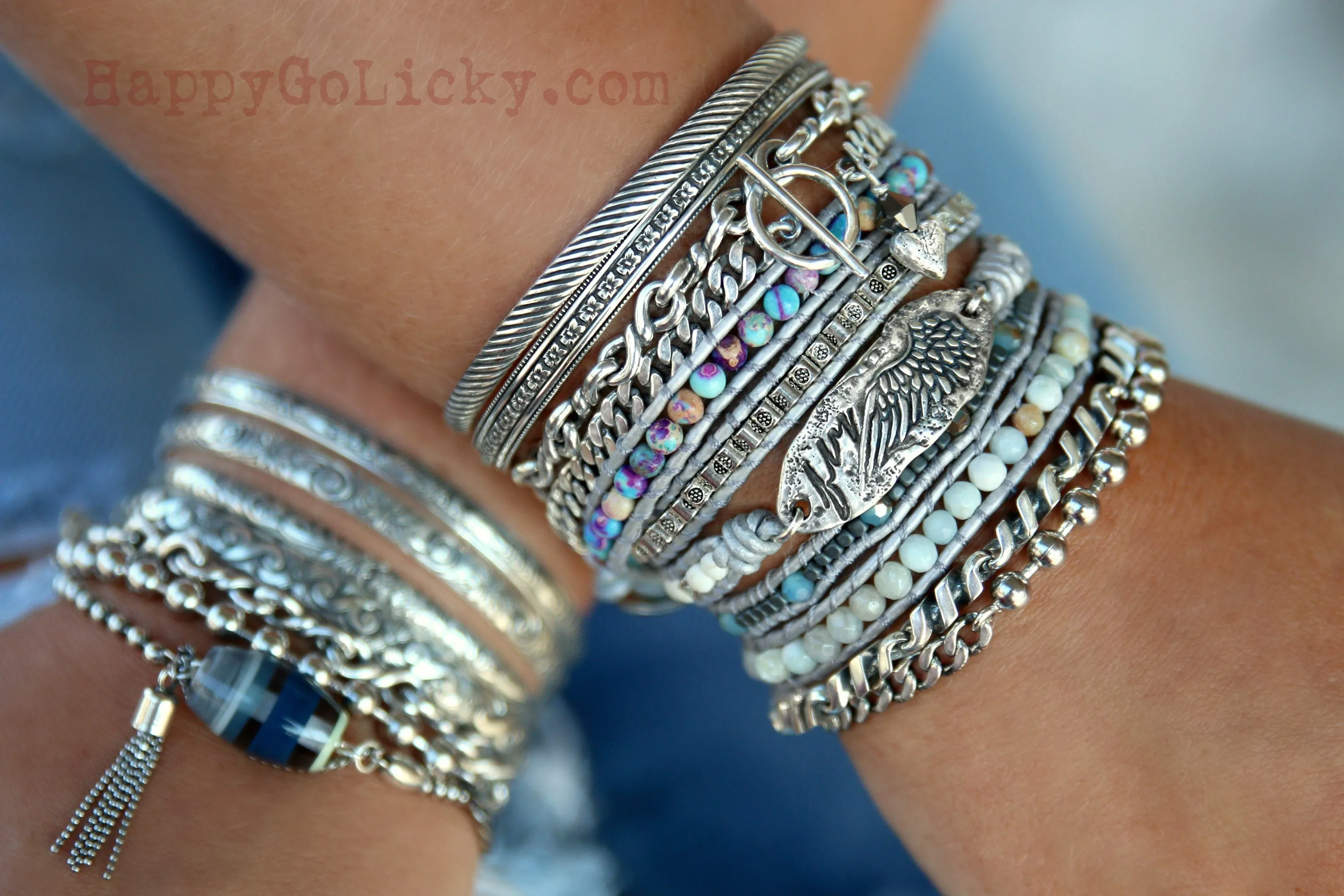 Fly Leather Boho Wrap Bracelet