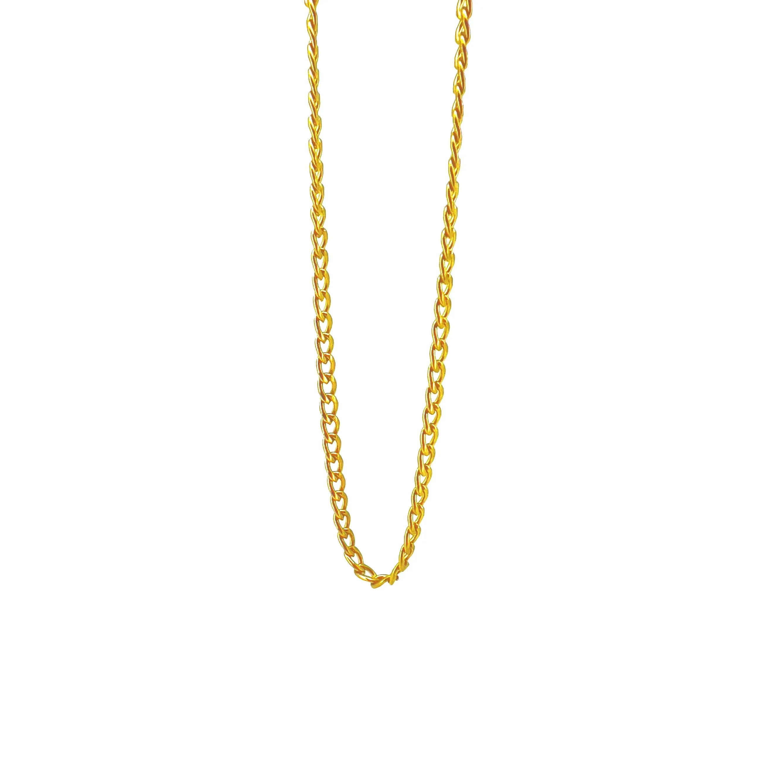 Fortunato Golden Curb Chain Necklace
