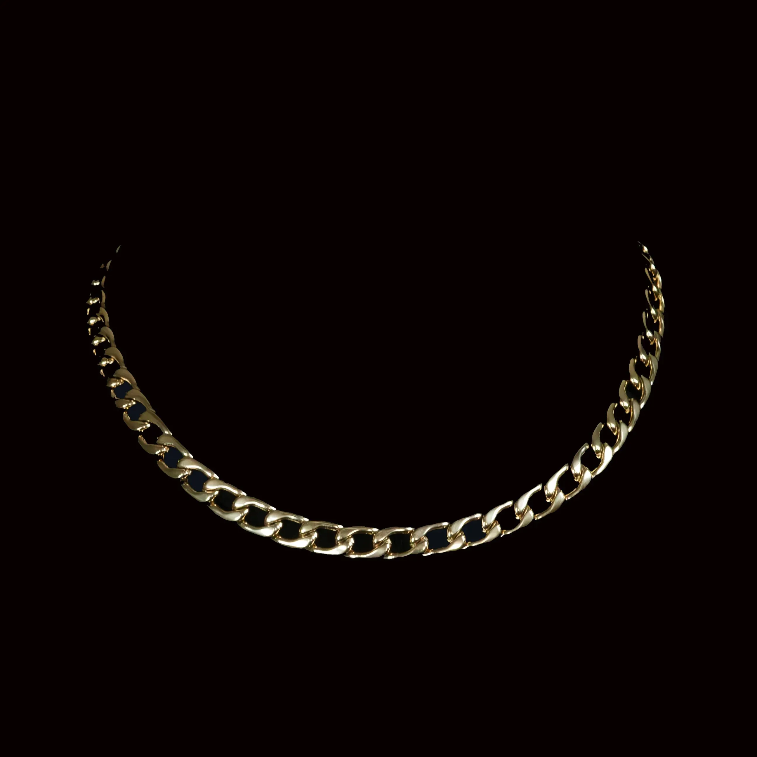 Fortunato Golden Curb Chain Necklace