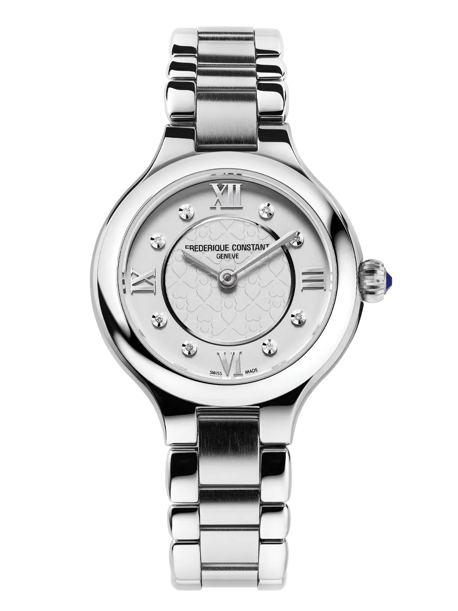 Frederique Constant Classics Delight White Diamond Dial on Bracelet