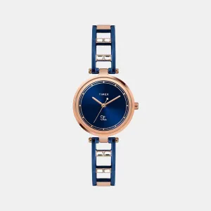 Fria Women Blue Analog Stainless Steel Watch TWEL15303