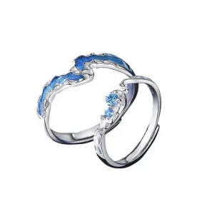 Galaxy Contract Blue Matching Rings