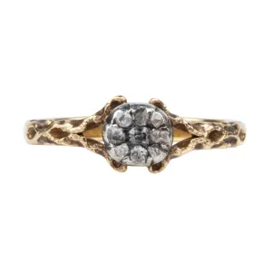 Georgian Era Petite Diamond Cluster Ring