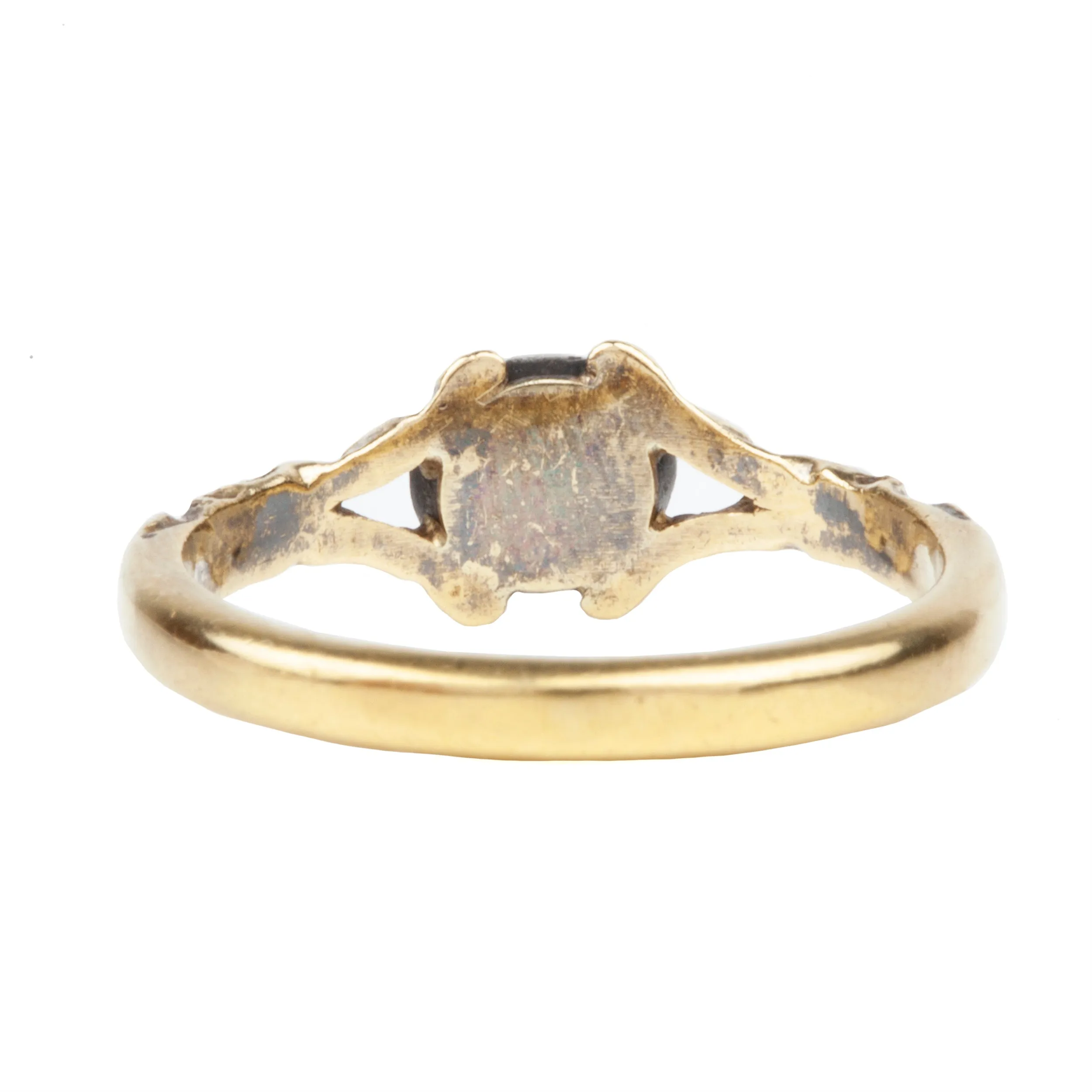 Georgian Era Petite Diamond Cluster Ring