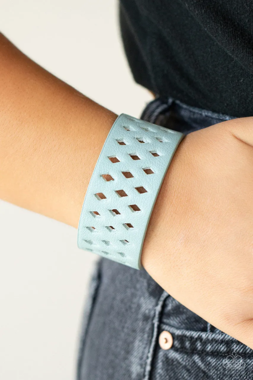 Glamp Champ Blue Paparazzi Bracelet
