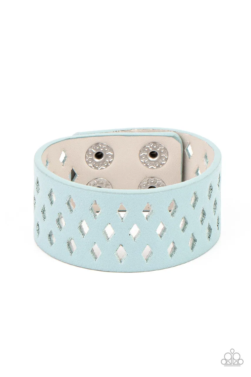 Glamp Champ Blue Paparazzi Bracelet