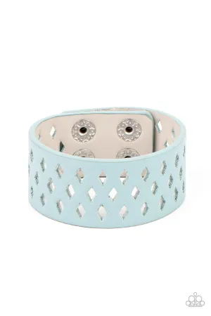 Glamp Champ Blue Paparazzi Bracelet