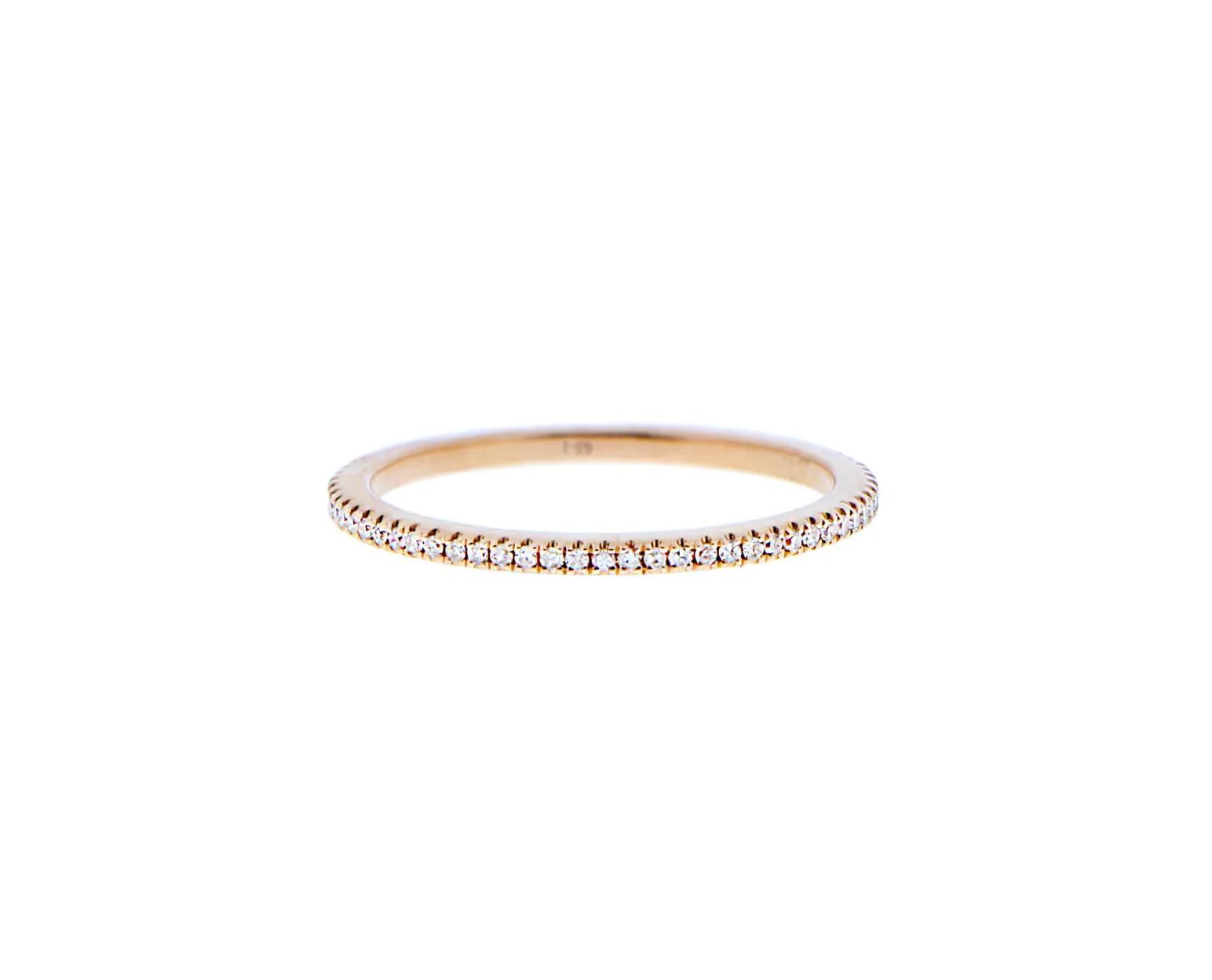 Gold eternity ring