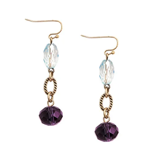 GOLD MULTI EARRINGS  #SE30631_GLD-MLT (BH1)
