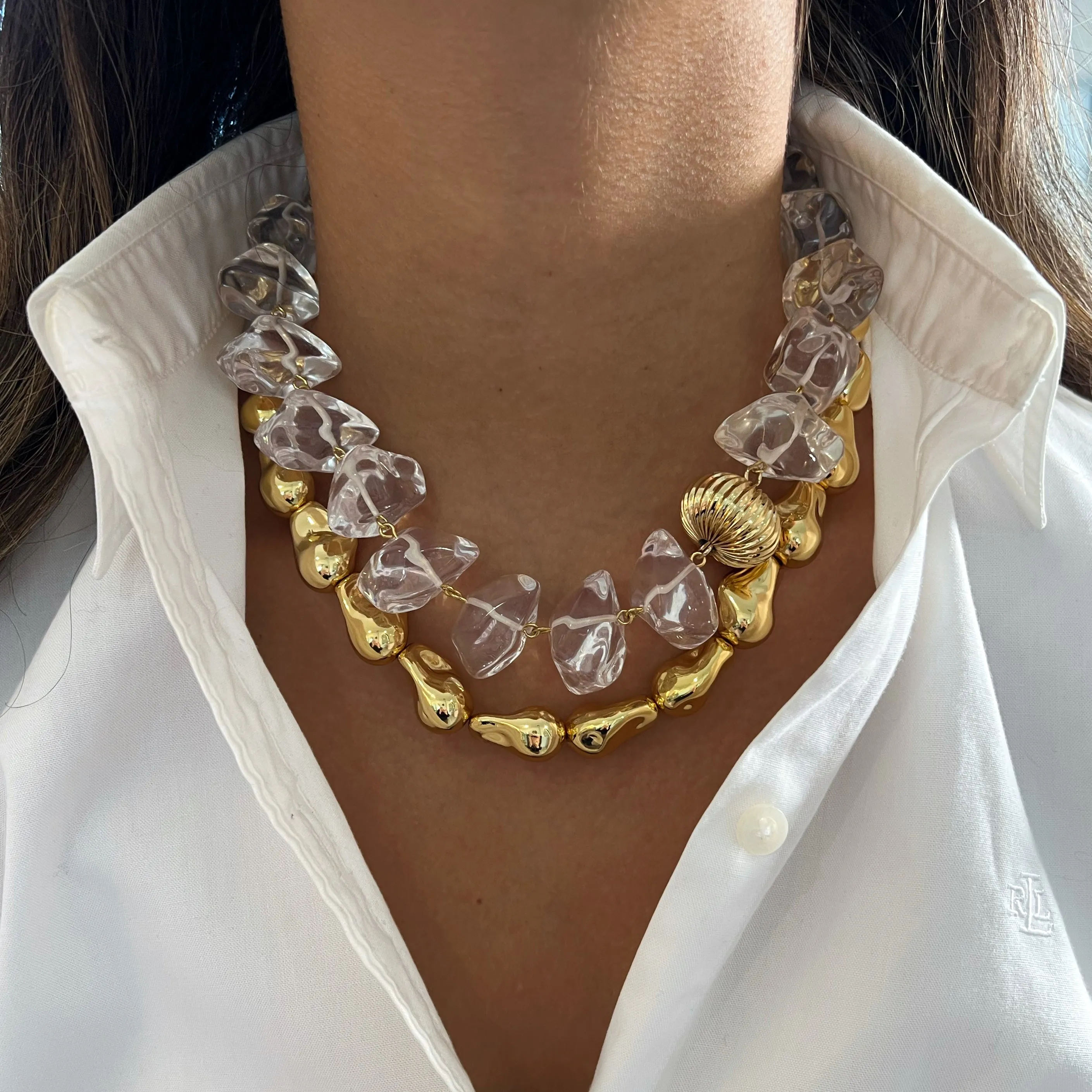 Gold Nugget Necklace