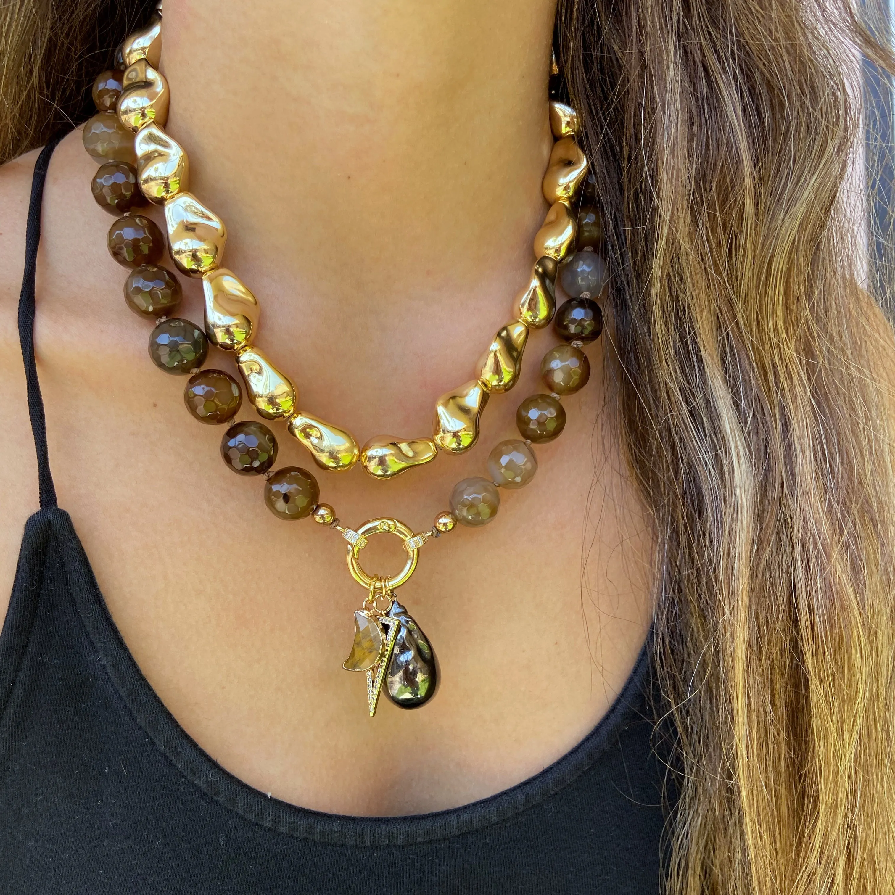 Gold Nugget Necklace