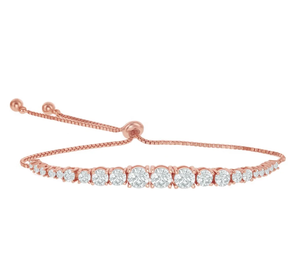 Graduated Bolo Bracelet