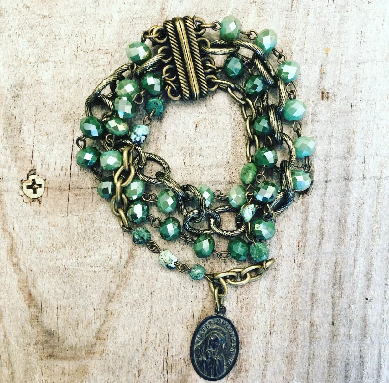 Green Wrap Bracelet