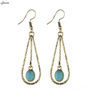 Gypsy Dangle Earrings Hippie Boho Chic aritos de mujer Native American Jewelry Navajo Bohemian Earrings Online Shopping India