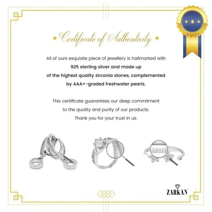 Hallmark Silver Eternal Embrace Split Shank Engagement Ring