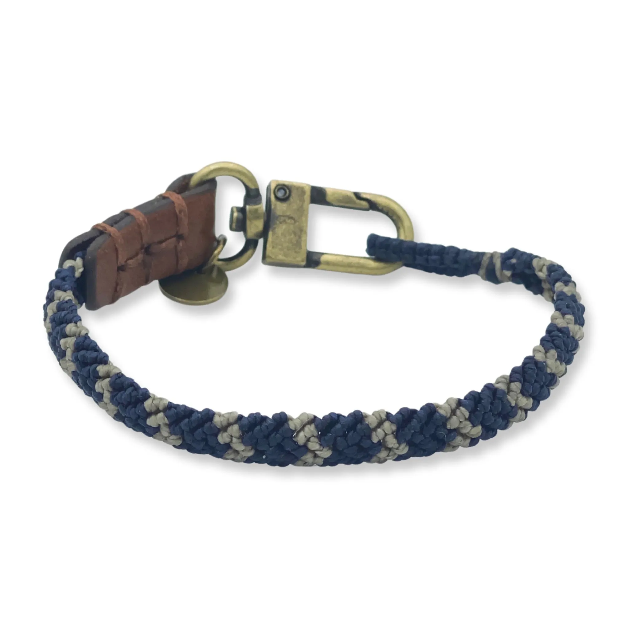 Hand-knotted Stripe Chevron Bracelet