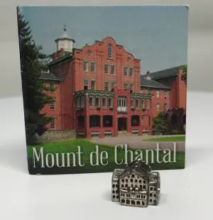 Hand Made Sterling Silver Mount De Chantal Wheeling Bead