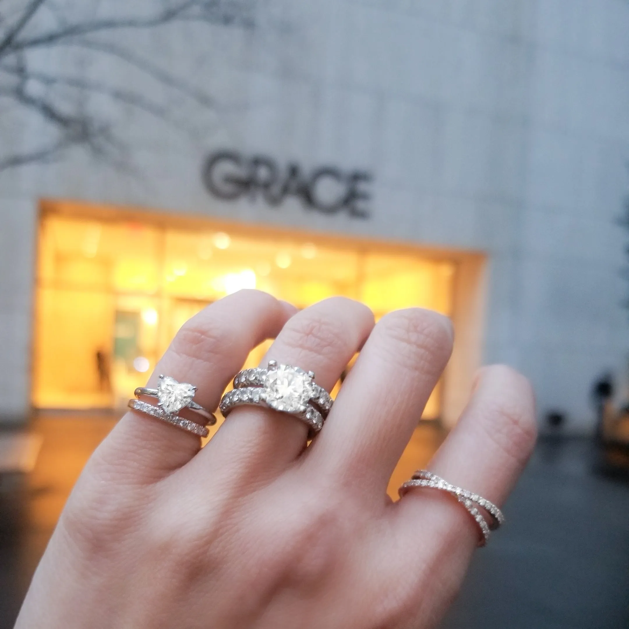 Heart Engagement Ring