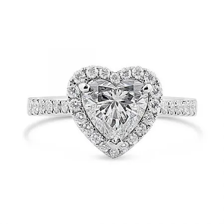Heart Engagement Ring
