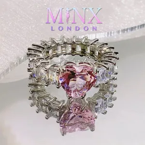 Heart Ring | Heart Shaped Ring | Heart Shape Ring | Diamond Heart Ring | Heart Ring with Diamonds | Engagement Ring | Pink Diamond Ring