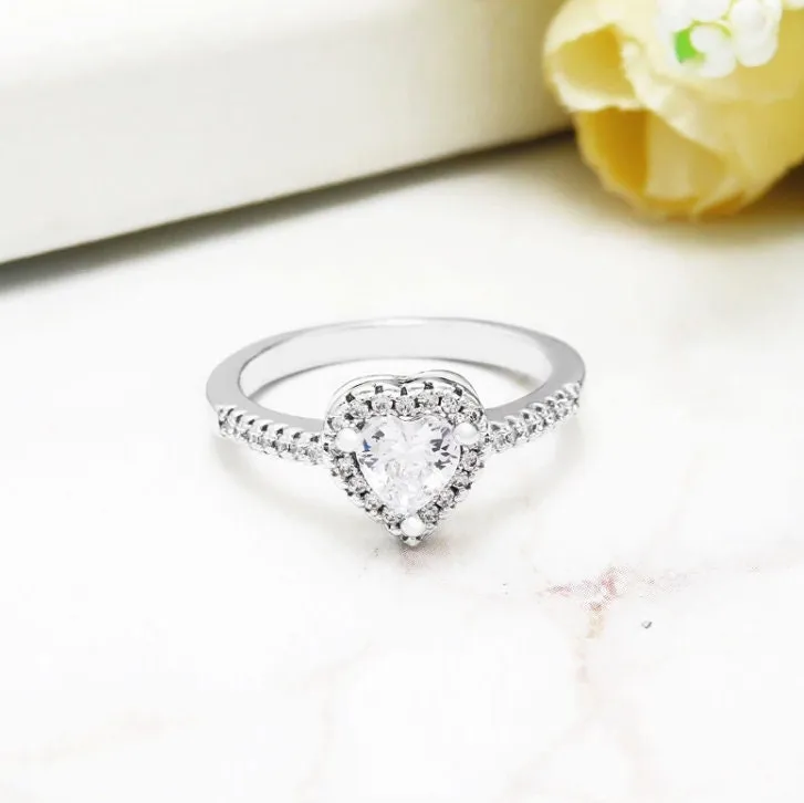 Heart Ring, Promise Ring, Eternity Ring, Heart Shaped Ring, Heart Shape Ring, Diamond Heart Ring, Heart Ring with Diamonds.