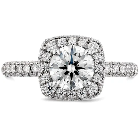 Hearts On Fire Euphoria Pave Diamond Engagement Ring
