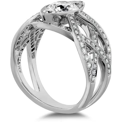 Hearts On Fire Intertwining Regal Diamond Engagement Ring