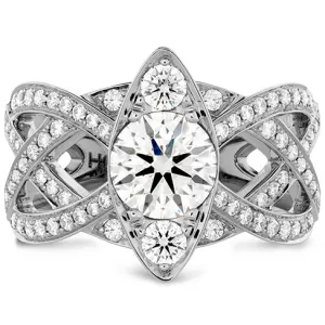 Hearts On Fire Intertwining Regal Diamond Engagement Ring
