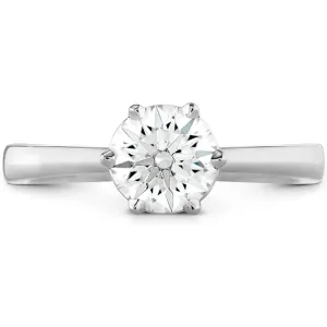 Hearts On Fire Signature 6 Prong Solitaire Diamond Engagement Ring