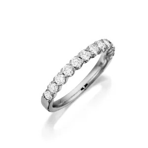 Henri Daussi Diamond Wedding Band