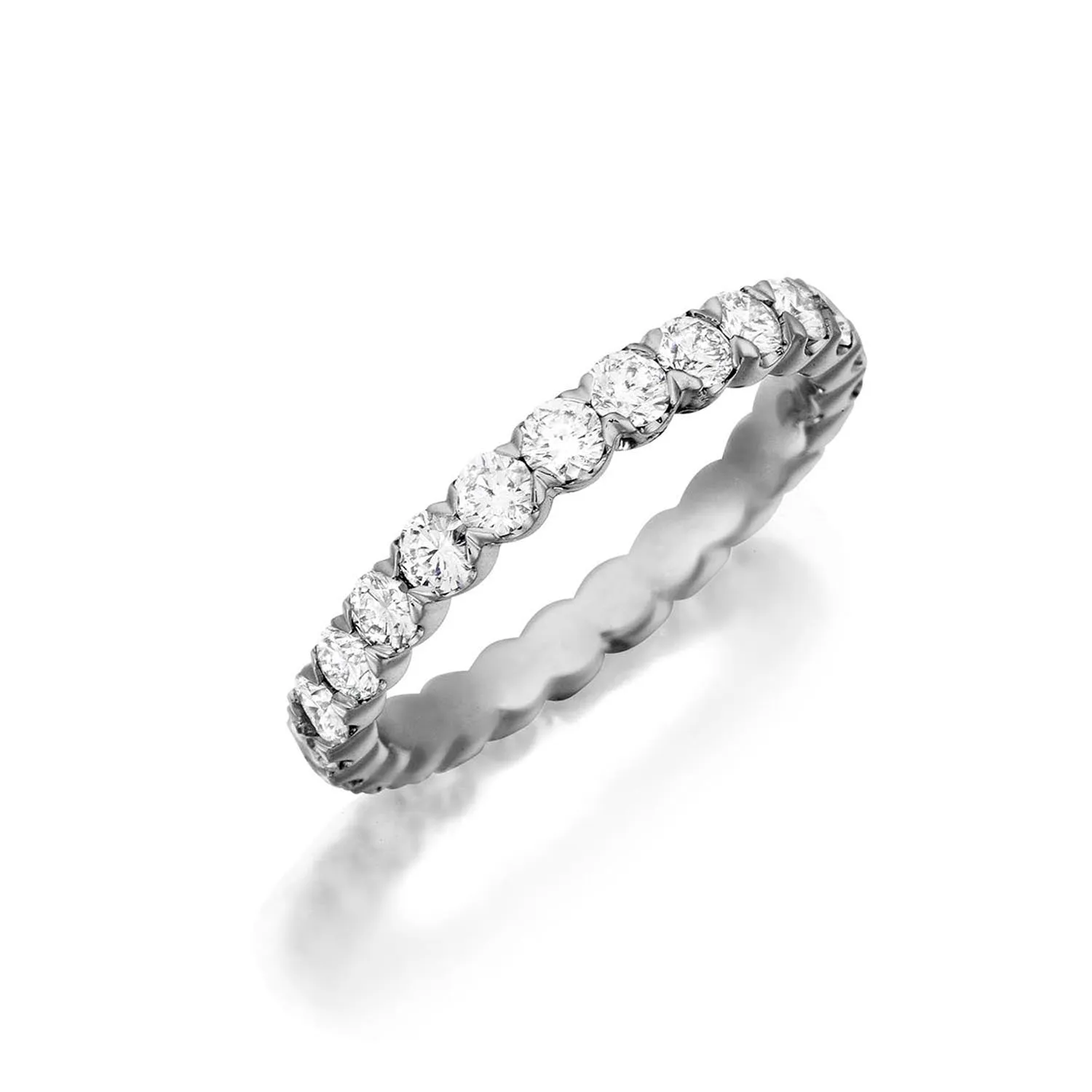 Henri Daussi Diamond Wedding Band