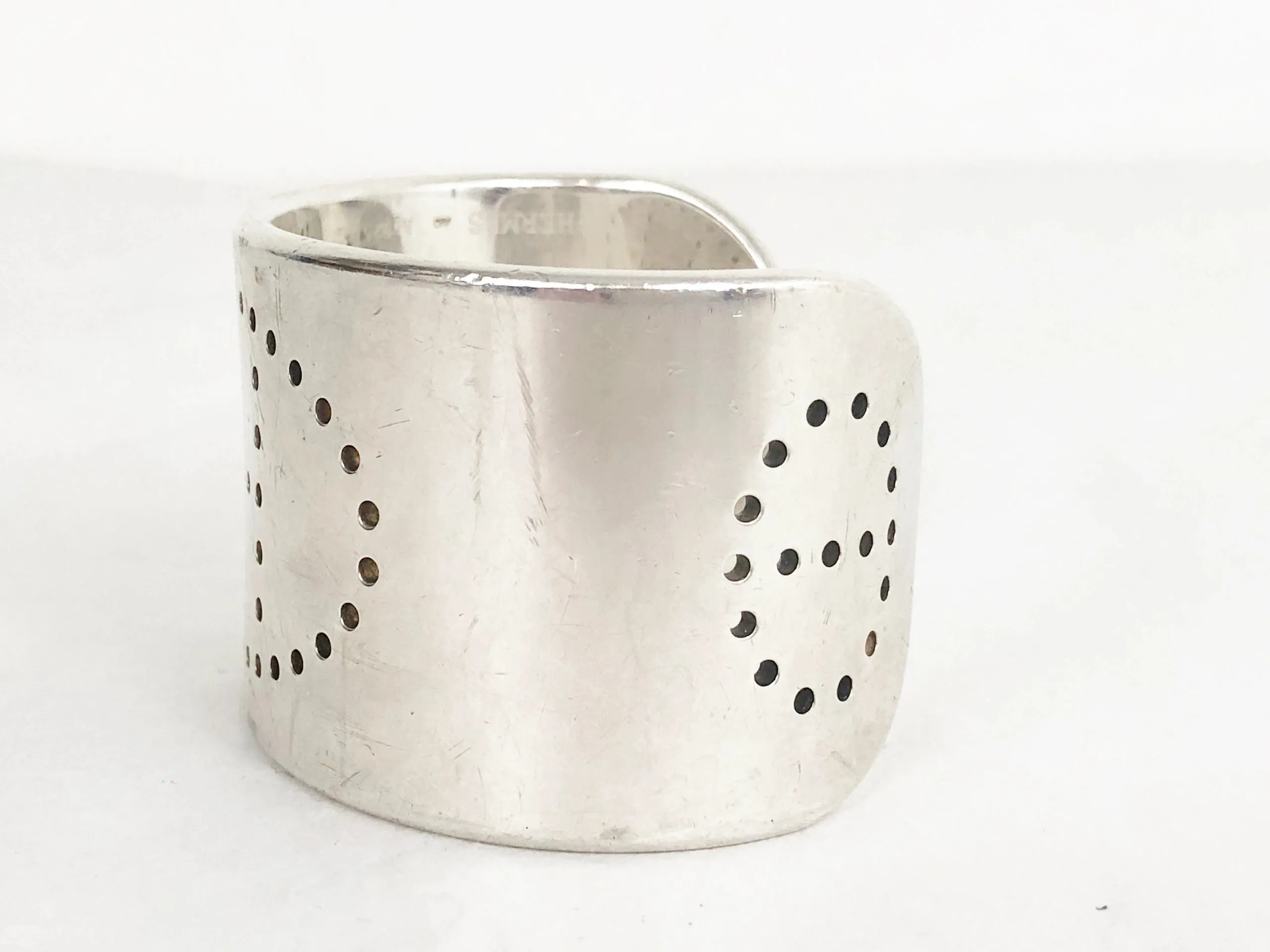 Hermès Eclipse Sterling Silver Cuff