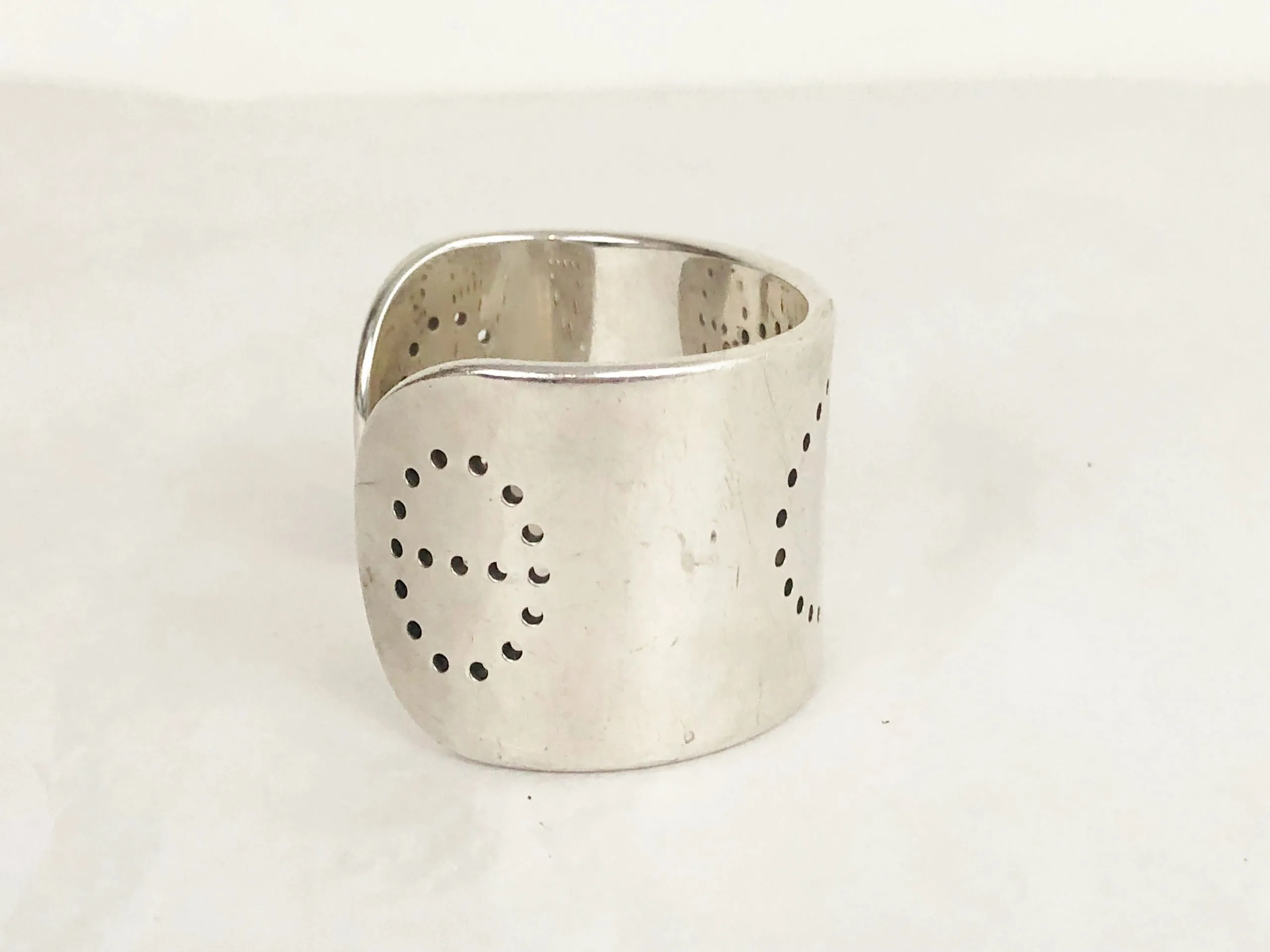 Hermès Eclipse Sterling Silver Cuff