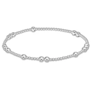 Hope Unwritten Sterling Bead Bracelet 5mm