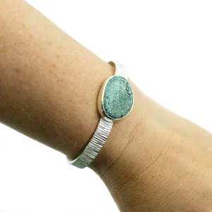 Hubei Turquoise Cuff | Sterling Silver | One of a kind