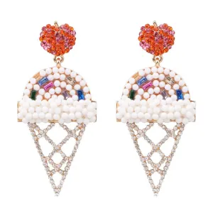 Ice Cream Social Drop Stud Earrings