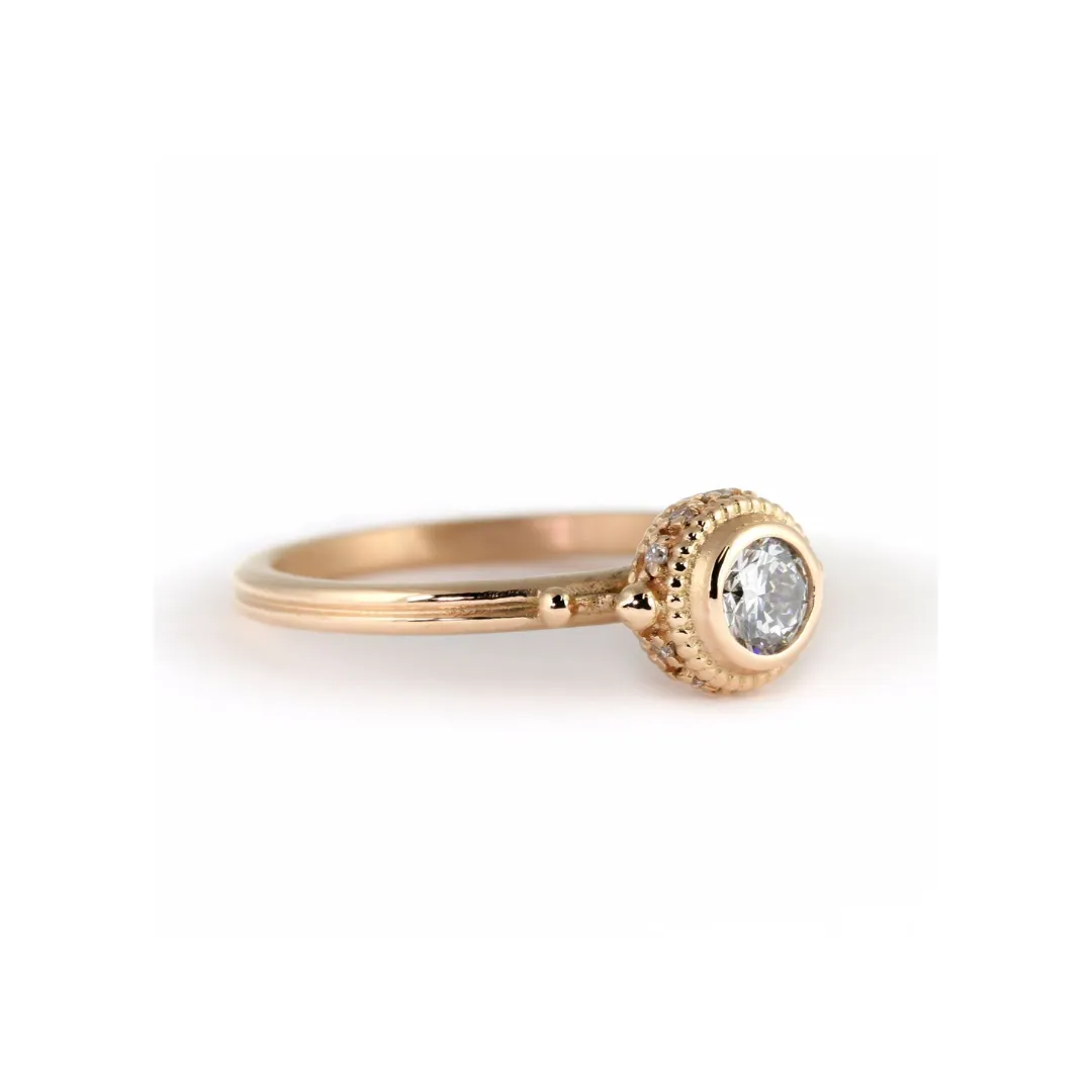 Ione Diamond Collar Engagement Ring